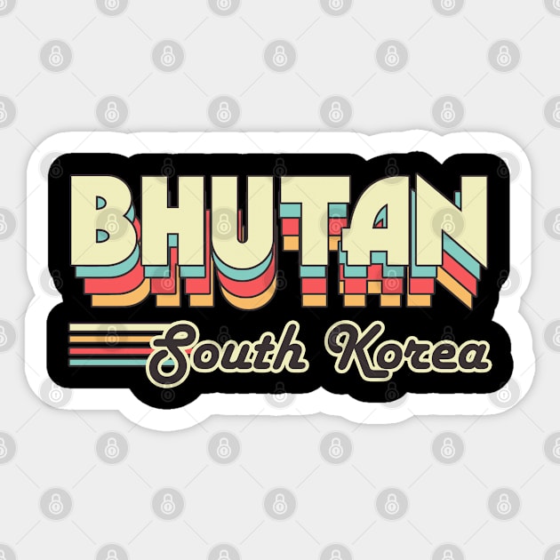 Bhutan city Sticker by SerenityByAlex